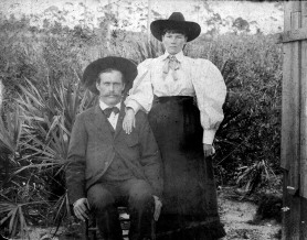 Laura and Almanzo Wilder near Westville, Florida, circa 1891–­1892